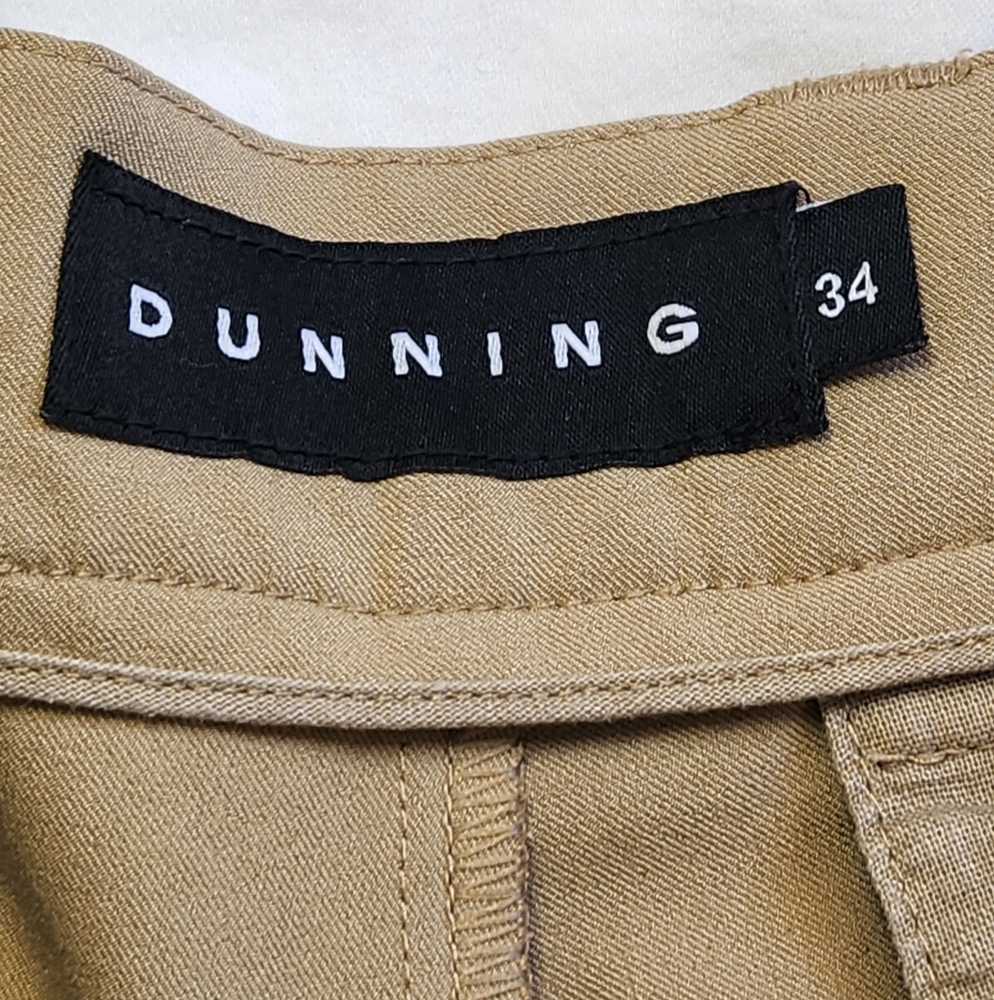 Dunning men's‎ flat front khaki shorts size 34 - Picture 3 of 5